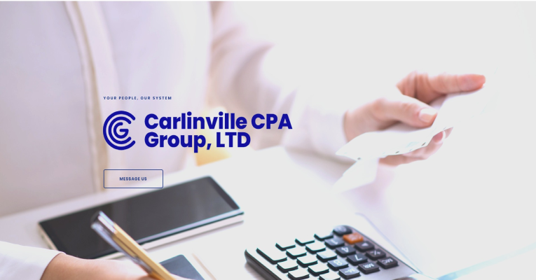 Carlinville Illinois accounting website design for Carlinville CPA Group LTD by Illini Web Solutions